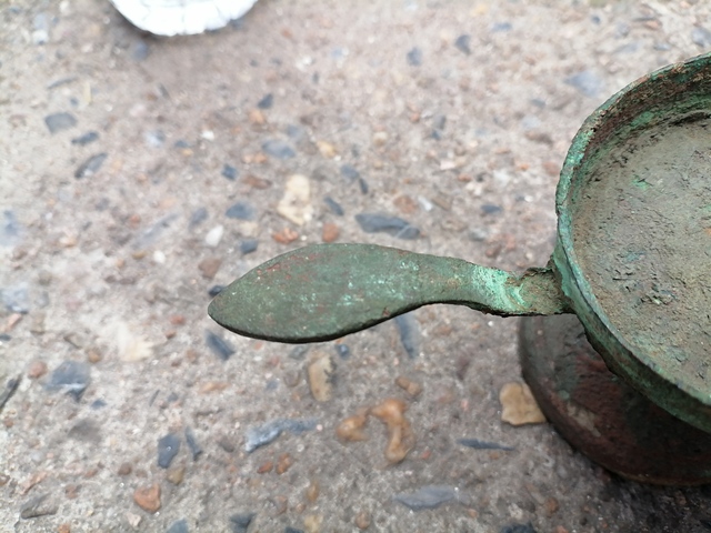 古玩銅器銅燈真品鑒賞圖