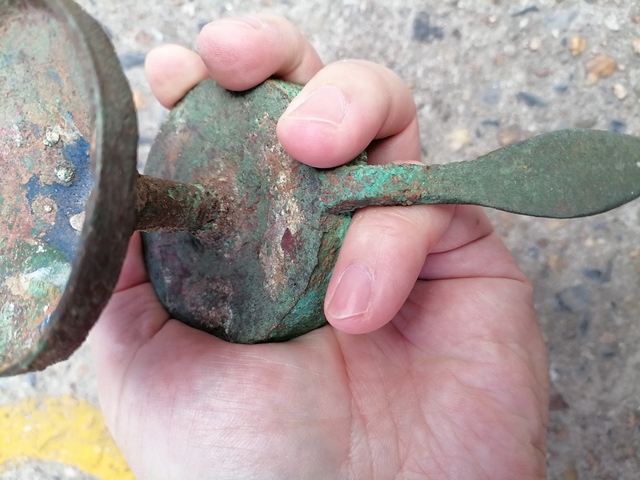 古玩銅器銅燈真品鑒賞圖