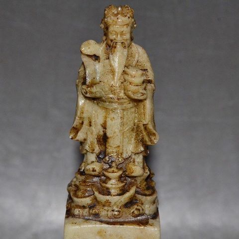 古玩玉器壽山石雕印章真品鑒賞圖