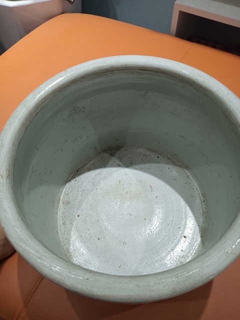 古玩陶瓷青花雙龍戲珠直筒爐拍賣，當前價格6666元