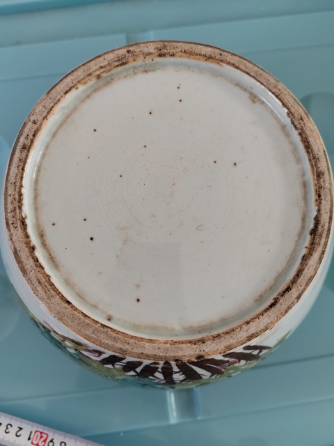 古玩陶瓷粉彩花鳥紋罐，1908年真品鑒賞圖