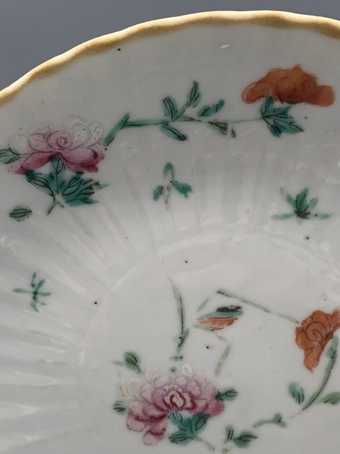 古玩陶瓷清同治粉彩飛黃騰達菊瓣盤拍賣,當前價格1683元