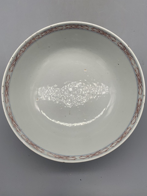 古玩陶瓷清康熙青花礬紅描金加彩山水紋碗拍賣(mài),當(dāng)前價(jià)格1287元