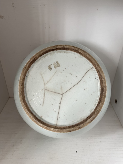 古玩陶瓷粉彩奪魁圖西瓜罐真品鑒賞圖