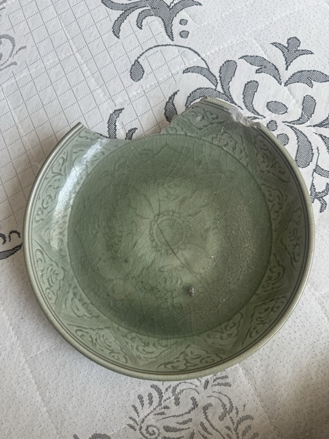 古玩陶瓷盤真品鑒賞圖
