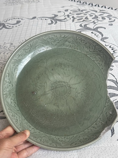 古玩陶瓷盤真品鑒賞圖