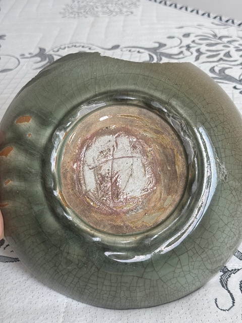 古玩陶瓷盤真品鑒賞圖