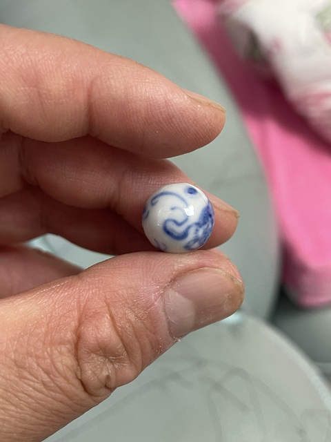 古玩陶瓷青花瓷珠真品鑒賞圖