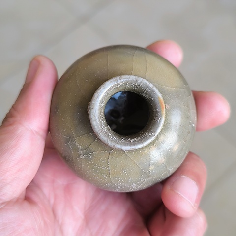 古玩陶瓷龍泉青瓷水盂拍賣，當前價格2800元