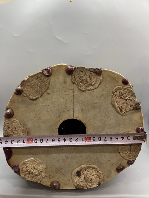 古玩陶瓷窯變紅釉彌勒佛拍賣，當前價格35000元