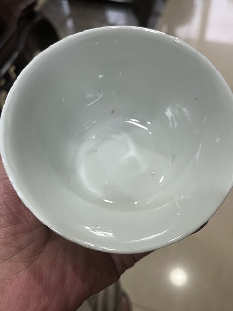 古玩陶瓷山水紋青花杯拍賣,當前價格8800元