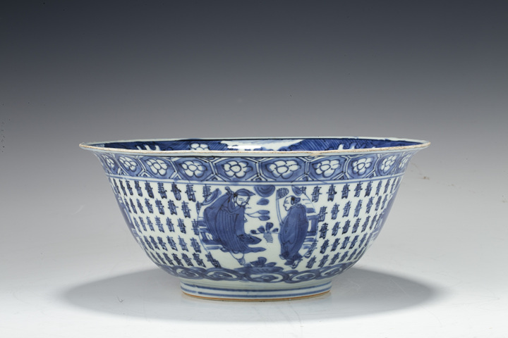 古玩陶瓷明末清初·青花壽字開窗八仙祝壽紋碗
拍賣，當(dāng)前價格0元