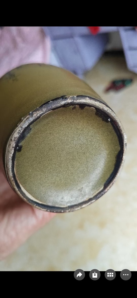古玩陶瓷茶葉末瓶真品鑒賞圖