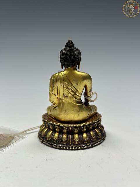 古玩銅器銅鎏金釋迦摩尼真品鑒賞圖