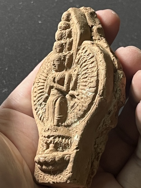 古玩雜項擦擦佛真品鑒賞圖