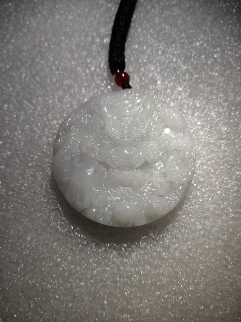 古玩玉器天然翡翠“龍牌”拍賣,當(dāng)前價(jià)格220元