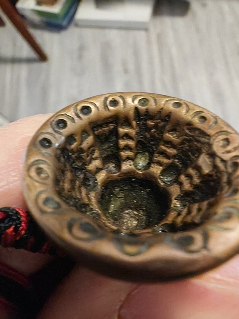 古玩銅器擦模真品鑒賞圖