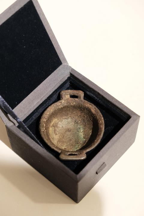 古玩銅器銅油燈真品鑒賞圖