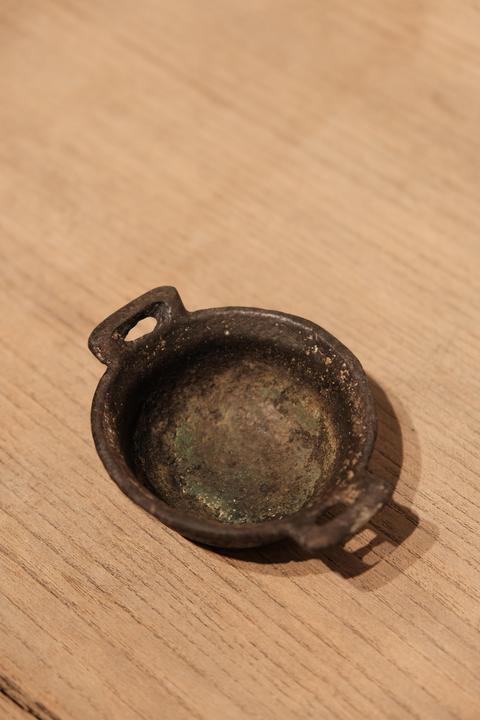 古玩銅器銅油燈真品鑒賞圖
