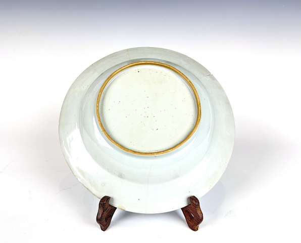 古玩陶瓷清康熙 · 荷塘鴛鴦青花盤(pán)拍賣(mài),當(dāng)前價(jià)格0元