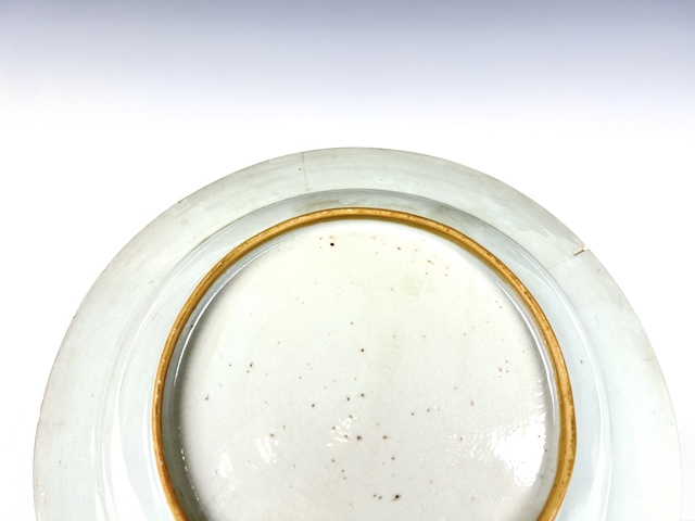 古玩陶瓷清康熙 · 荷塘鴛鴦青花盤(pán)拍賣(mài),當(dāng)前價(jià)格0元