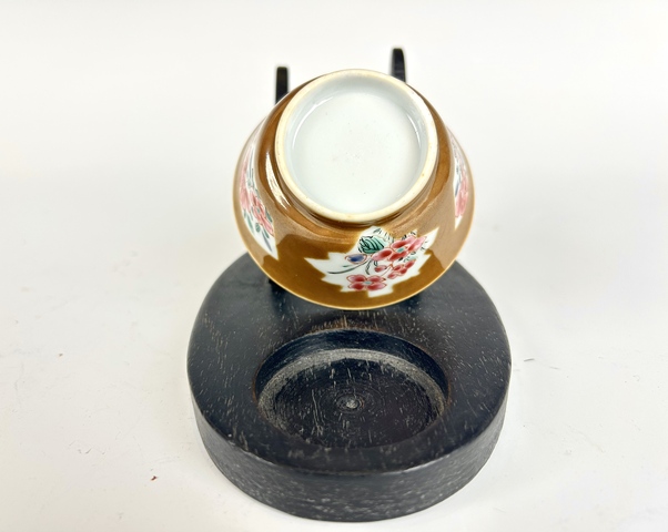 中国清時代　古玩粉彩シャム銀　 蓋物最大幅約10cm 中国清時代 古玩粉彩シャム銀 蓋物最大幅約10cm （◇蔵出◇古