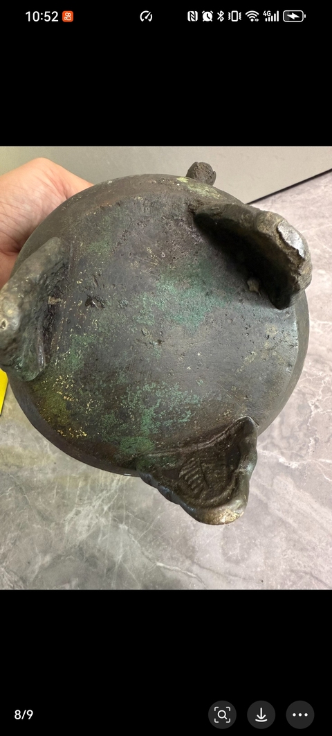 古玩銅器爐子真品鑒賞圖