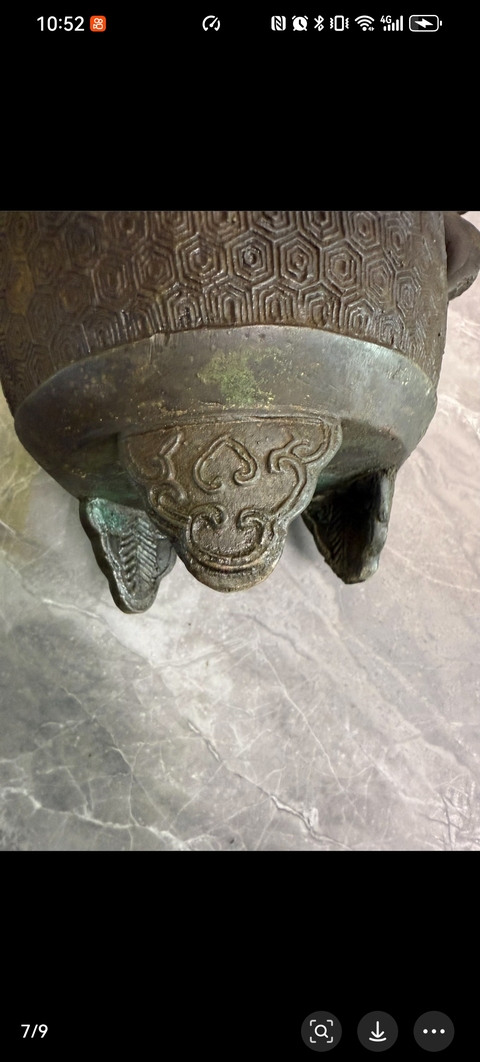 古玩銅器爐子真品鑒賞圖