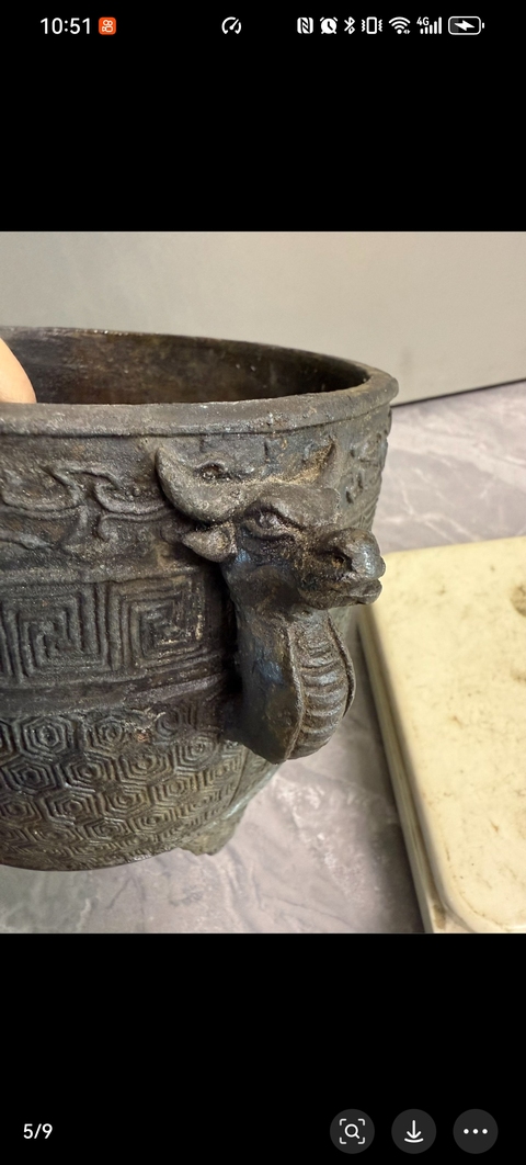 古玩銅器爐子真品鑒賞圖