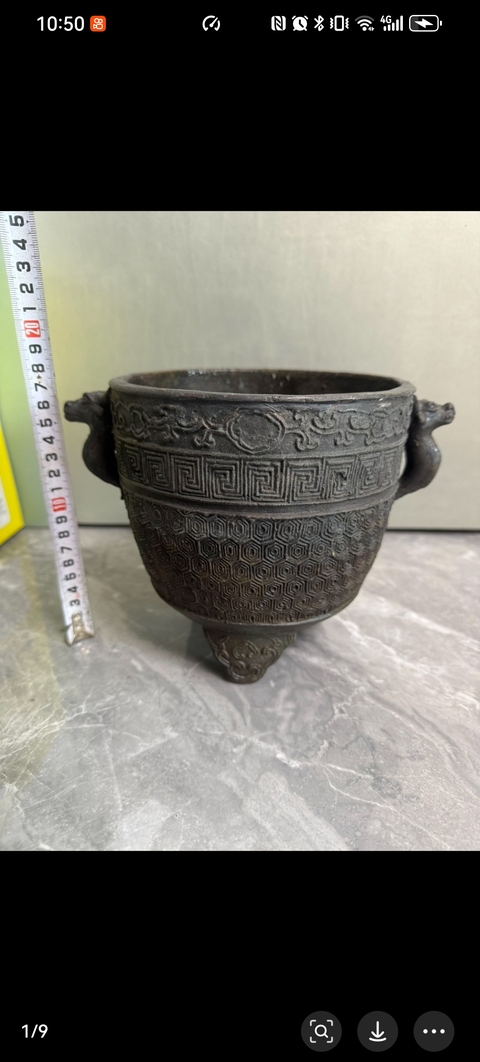 古玩銅器爐子真品鑒賞圖