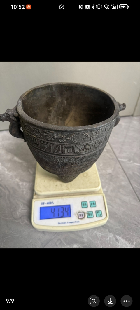 古玩銅器爐子真品鑒賞圖
