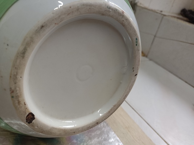 古玩陶瓷彩繪獅紋天球瓶拍賣，當前價格880元