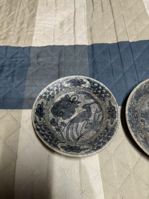 古玩陶瓷漳州窯青花盤真品鑒賞圖