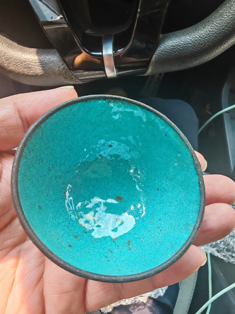 古玩陶瓷銅胎畫琺瑯花卉紋杯真品鑒賞圖