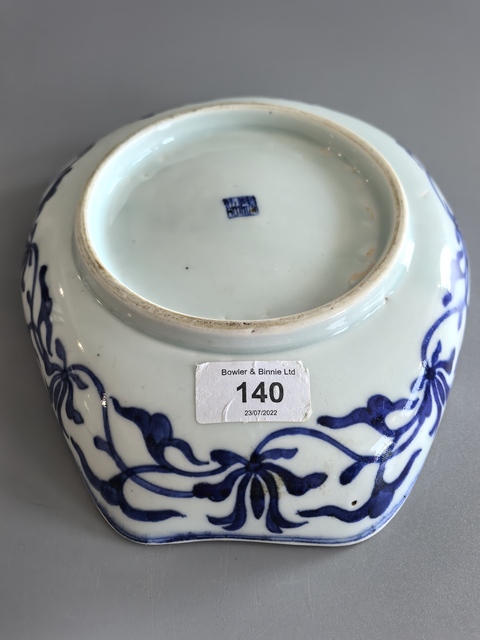 古玩陶瓷青花鶴紋盤真品鑒賞圖