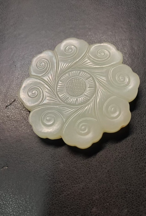 古玩玉器將軍扣真品鑒賞圖
