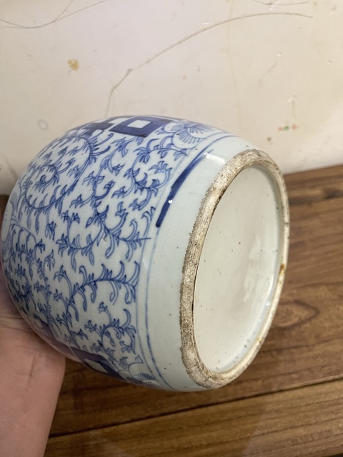 中国　青花　鳥纏枝花卉文盤　V　R6802E 中国 青花 鳥纏枝花卉文盤 V R6802E - メルカリ