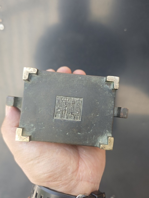 古玩銅器清中期馬槽爐 宣德爐 銅爐拍賣，當前價格128000元