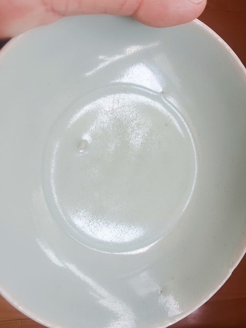 古玩陶瓷青釉盤真品鑒賞圖