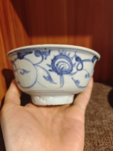 古玩陶瓷青花碗拍賣，當前價格800元