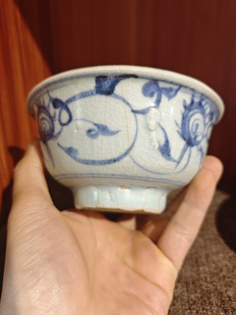 古玩陶瓷青花碗拍賣，當前價格800元