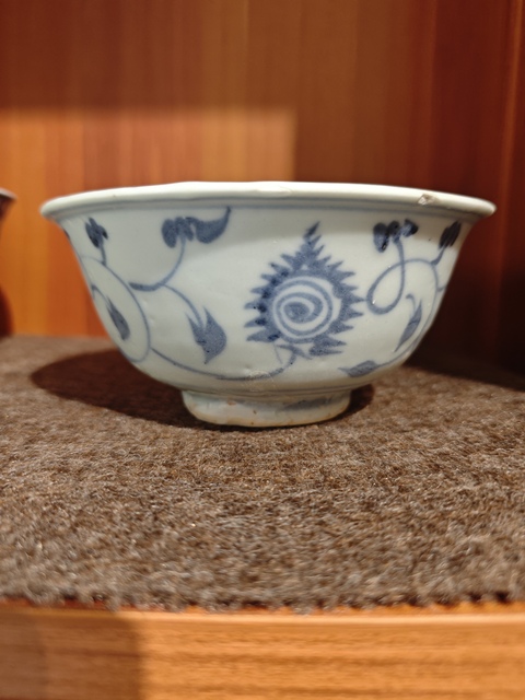 古玩陶瓷青花碗拍賣，當(dāng)前價(jià)格550元