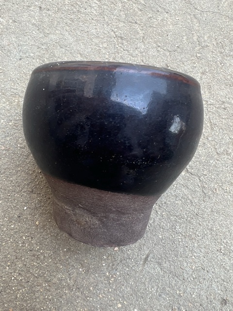 古玩陶瓷黑釉磨具真品鑒賞圖