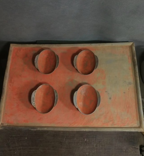 古玩陶瓷漢代羽觴組合真品鑒賞圖