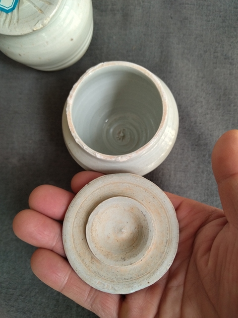 古玩陶瓷青白釉蓋罐拍賣,當前價格688元