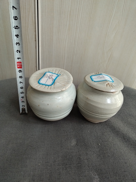 古玩陶瓷青白釉蓋罐拍賣,當前價格688元