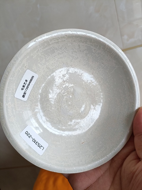 古玩陶瓷北宋湖田窯影青釉高足碗拍賣，當前價格299元