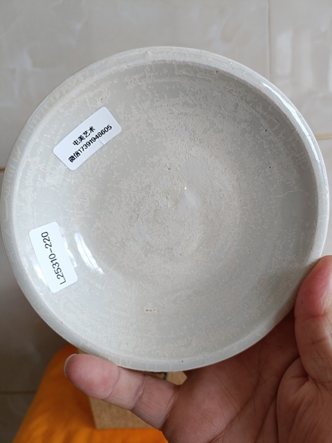 古玩陶瓷北宋湖田窯影青釉高足碗拍賣，當前價格299元