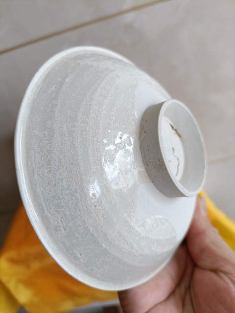 古玩陶瓷北宋湖田窯影青釉高足碗拍賣，當前價格299元