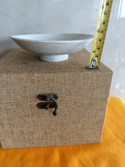 古玩陶瓷北宋湖田窯影青釉高足碗拍賣，當前價格299元